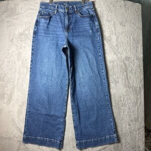 a.n.a. High rise wide leg Denim Jeans women's size 10
